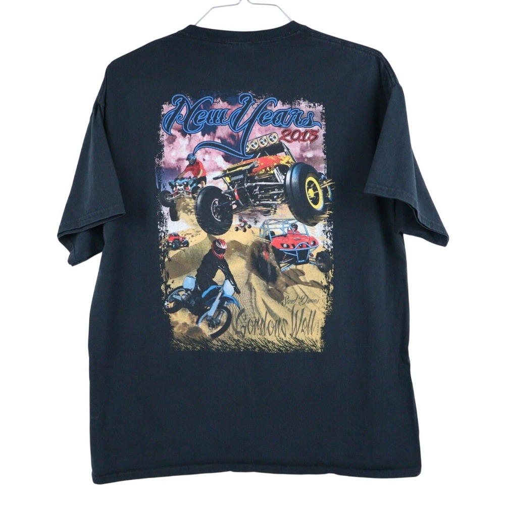 Gordons Well Sand Dunes Graphic T-Shirt B.H. New Years 2013 Cotton Size L/XL